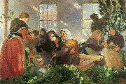 Anna Ancher for kongebesoget oil painting artist